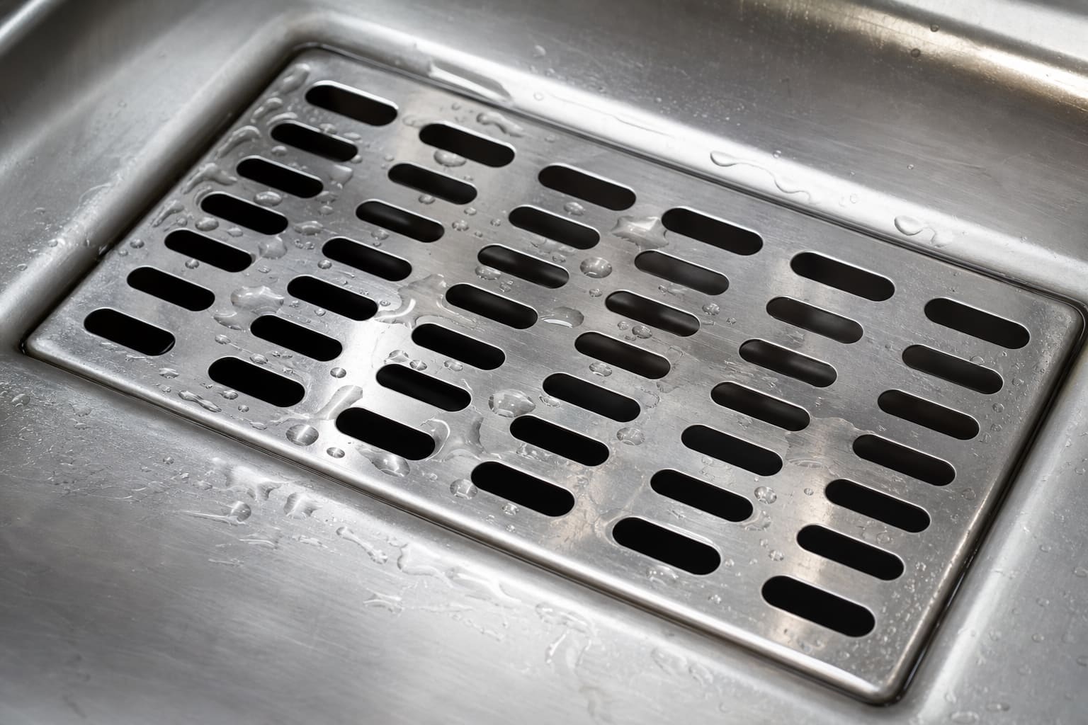 Café kitchen after drainage survey and clean — Haxby, York