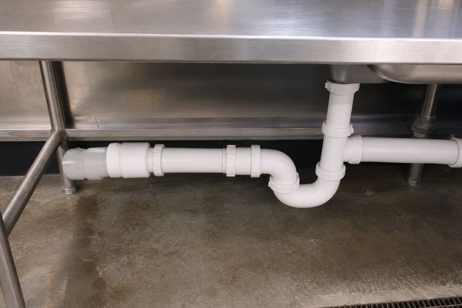 Wash-down and drain zone post-refit — Bishopthorpe, York